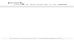 Desktop Screenshot of patrickirelandframes.com